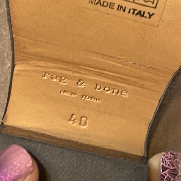 Rag & Bone suede Harrow ankle boots leather Sz EU 40 - Picture 2 of 11